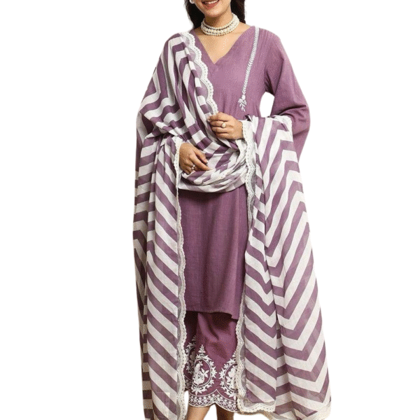 Fresh & Floral ? XXL Cotton Dress with Stunning Embroidery & Prints(XXL)
